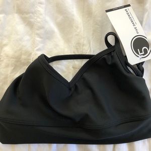 Boss rib bra - black (five dance wear)